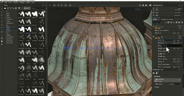 Maya高质量欧式宏伟建筑环境场景制作工作流程视频教程(图5)