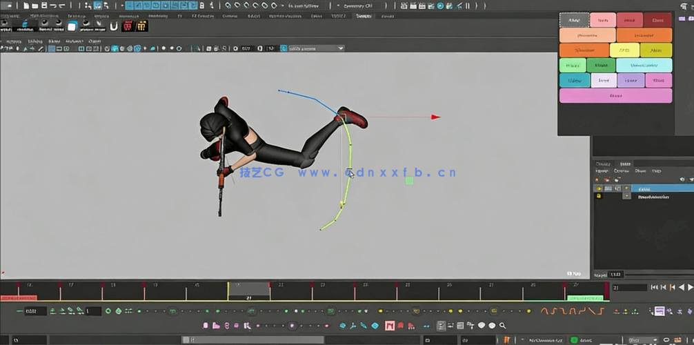 Maya第一与三人称射击攻击游戏动画制作视频教程(图5)