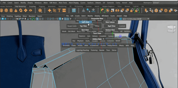 Maya女生手包建模实例制作视频教程(图3)