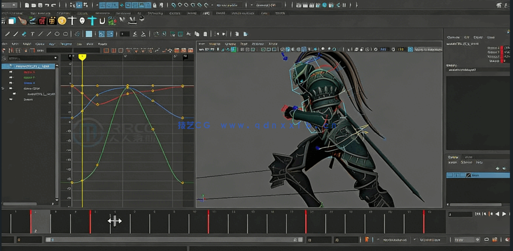 Maya游戏角色动画基础核心技术训练视频教程(图4)