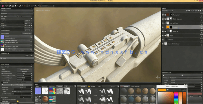 3dsMax与Substance Painter电子游戏武器完整制作流程(图3)