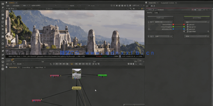 3dsmax与Vray魔戒刚铎城完整制作流程视频教程(图2)