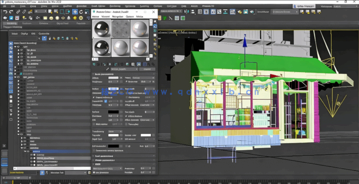《蝙蝠侠》雨夜杂货铺逼真场景制作流程视频教程(图4)