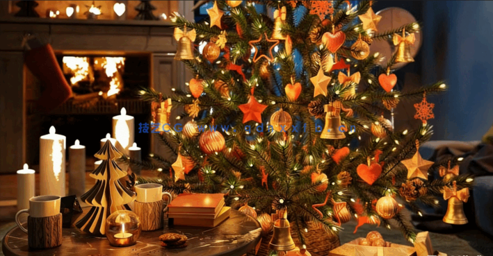 3dsmax与Vray圣诞节场景后期制作视频教程(图3)