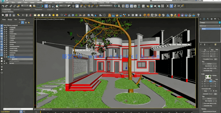 3dsmax与Vray阿拉伯风格建筑风格景观大师级视频教程(图3)