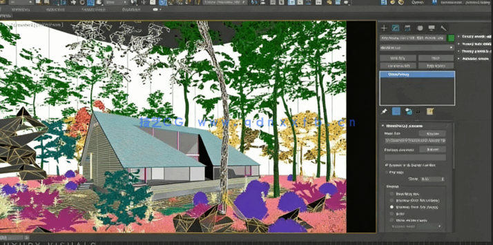 3dsmax场景渲染高效技巧实例训练视频教程 (图2)