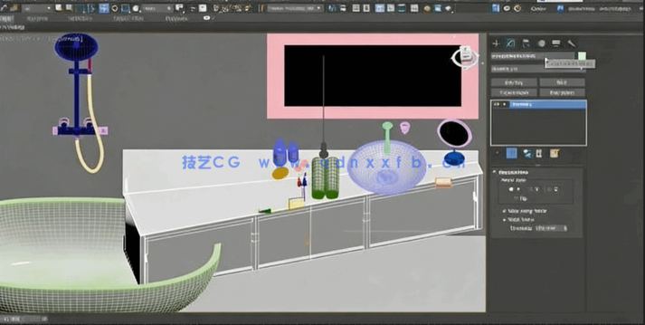 3dsmax场景渲染高效技巧实例训练视频教程 (图3)