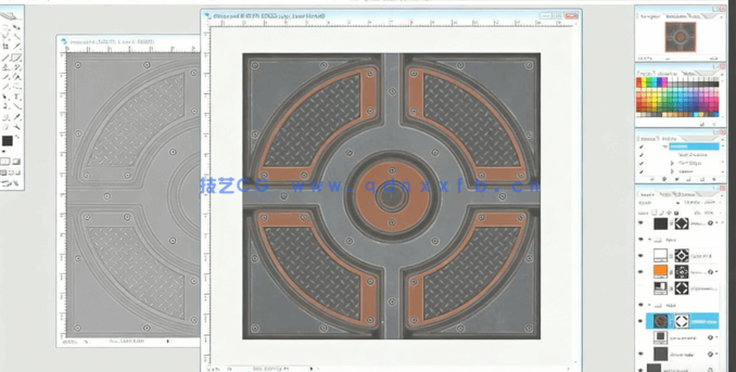  如何手绘高质量的金属质感贴图视频教程(图2)