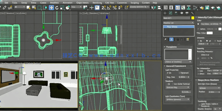 3dsMax高级灯光照明技术训练视频教程 3ds Max Advanced(图3)