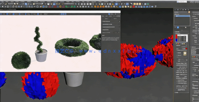3DsMax中Forest Pack Pro草木植物制作大师班视频教程(图3)