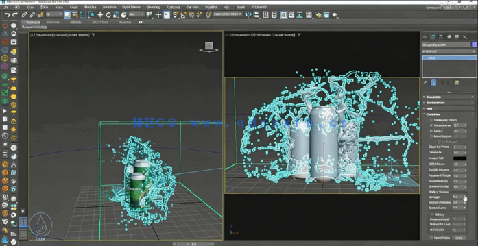 3DsMax与Pheonix FD液体仿真特效VFX大师班视频教程(图4)