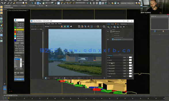 BrickVisua出品3dsmax与PS建筑可视化后期制作大师班视频教程(图3)
