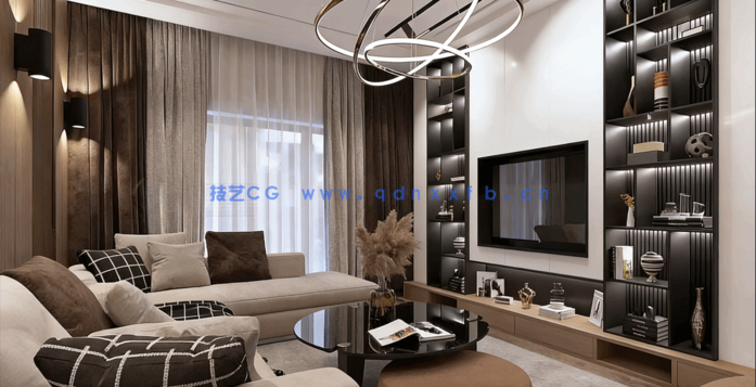 3dsmax与Vray真实室内设计环境制作全流程视频教程(图6) 3dsmax与Vray真实室内设计环境制作全流程视频教程(图6)