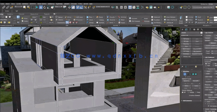 3dsmax建筑景观3D建模综合训练视频教程(图3)