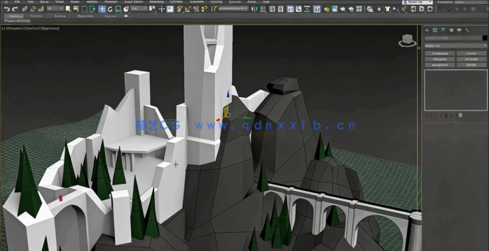 3dsmax顽皮狗大师教你构建风格化游戏环境场景完整制作工作流程视频教程(图6) 3dsmax顽皮狗大师教你构建风格化游戏环境场景完整制作工作流程视频教程(图6)