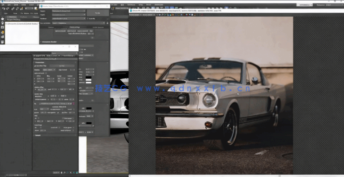3dsMax野马汽车建模完整制作工作流程视频教程(图6)