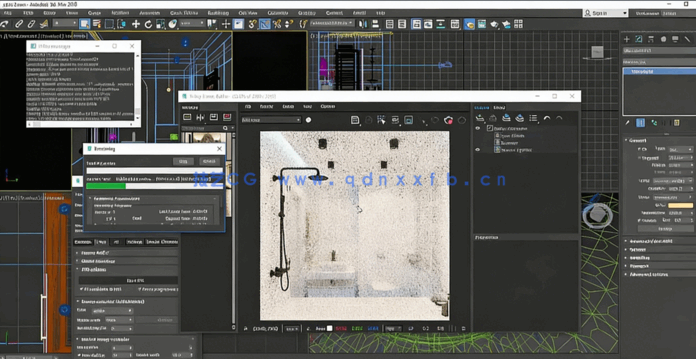 3dsMax室内设计浴室项目设计训练视频教程(图5)