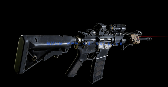 3dsMax制作3A级游戏武器完整工作流程视频教程(图4) 3dsMax制作3A级游戏武器完整工作流程视频教程(图4)