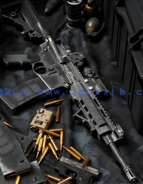 3dsMax制作3A级游戏武器完整工作流程视频教程(图5) 3dsMax制作3A级游戏武器完整工作流程视频教程(图5)