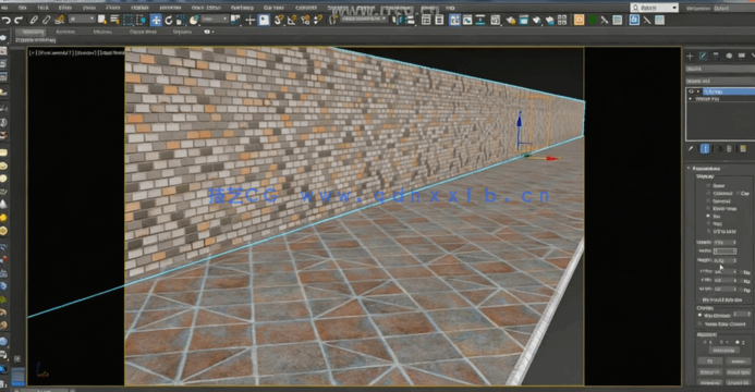 [3dsmax] 3dsmax与Vray无缝纹理实例制作训练视频教程(图6)