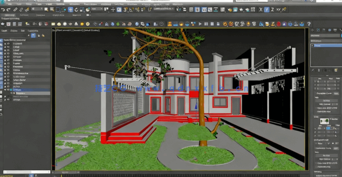 [3dsmax] 3dsmax与Vray阿拉伯风格建筑风格景观大师级视频教程(图5)
