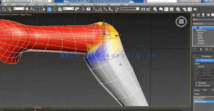 [3dsmax] 3D角色骨骼绑定动画实例训练视频教程(图5)