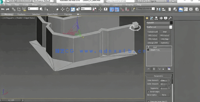3dsmax游戏环境建模基础训练视频教程(图4)