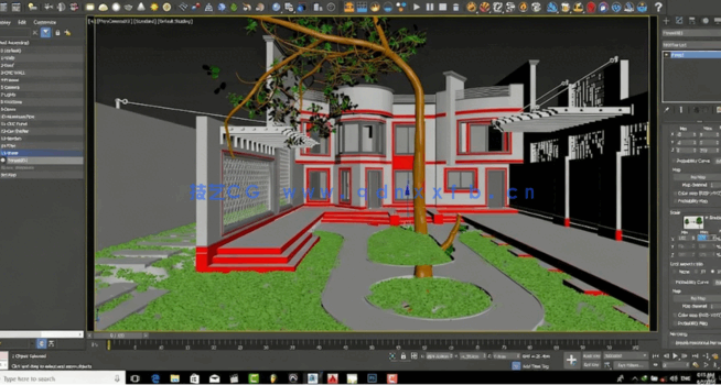 [3dsmax] 3dsmax与Vray阿拉伯风格建筑风格景观大师级视频教程(图4)