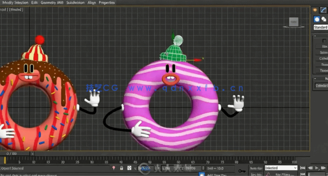 3D卡通角色从概念建模数字雕刻到插画制作视频教程(图1)