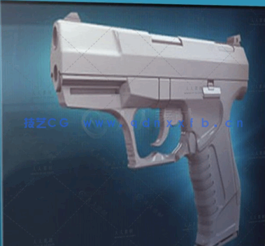 [3dsmax] 3dsmax游戏武器高精度复杂建模视频教程第三季(图1)