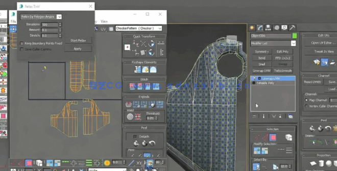 [3dsmax] 3dsmax高级游戏场景建模实例制作视频教程(图4)