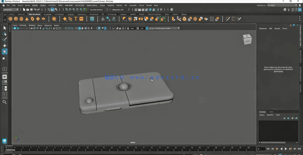 Maya掌上游戏机完整建模制作流程视频教程(图2)
