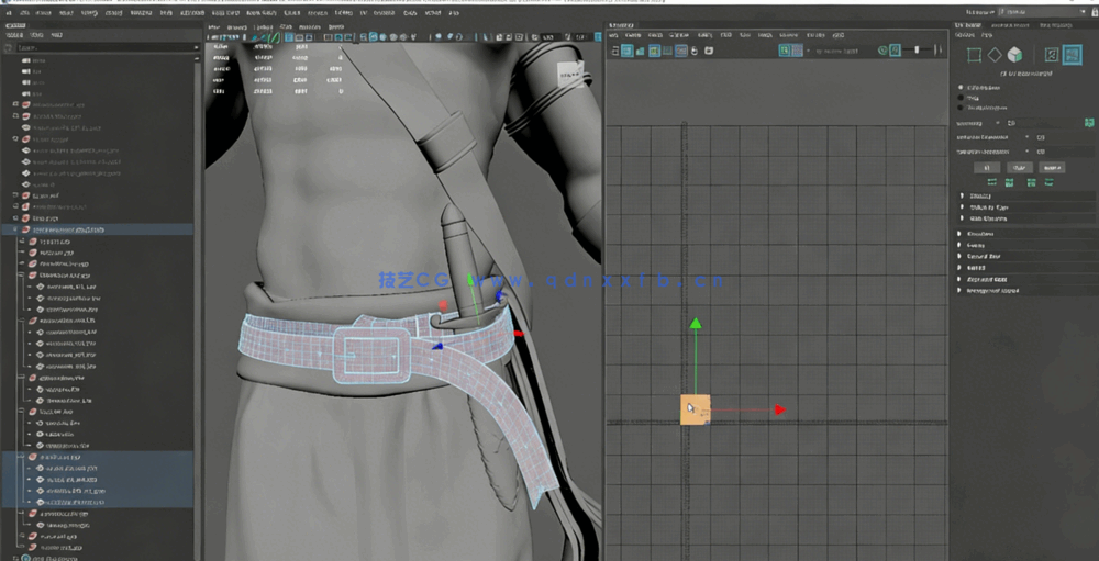 Maya逼真实时游戏人物角色制作流程视频教程(图3)