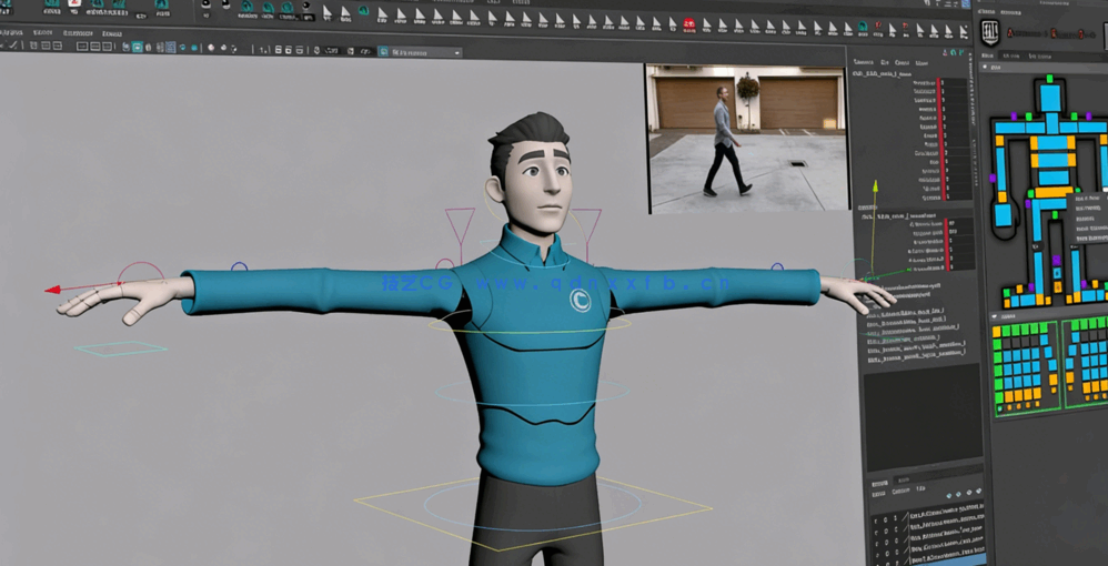 Maya人物角色3D动画全面指南视频教程 (图3)