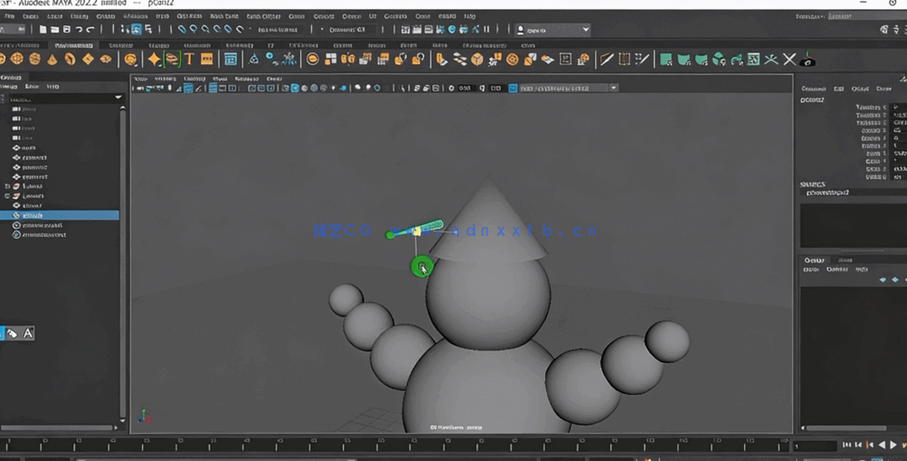 Maya 3D建模初学者入门实例训练视频教程 (图2)