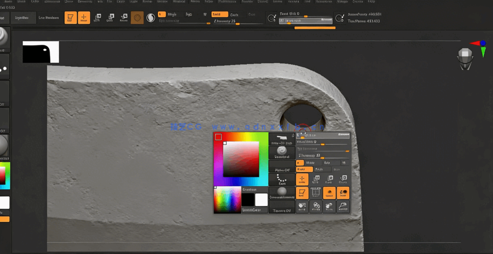Maya Zbrush与Substance Painter游戏砍刀实例制作视频教程(图3)
