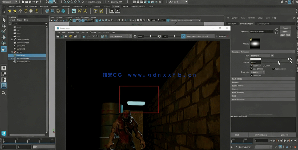Maya恐怖黑暗概念艺术丧尸生物制作流程视频教程(图3)