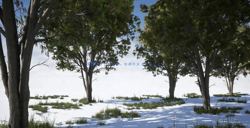 Maya与Unreal虚幻引擎制作树木植物视频教程(图1)