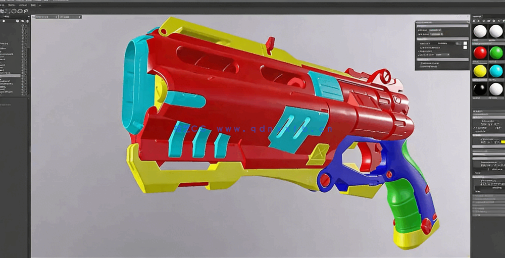 Maya科幻游戏武器建模与贴图制作视频教程(图6)