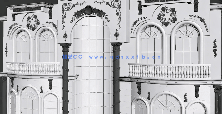 3dsMax卡塔尔豪华别墅3D建模制作完整流程视频教程(图2) 3dsMax卡塔尔豪华别墅3D建模制作完整流程视频教程(图2)