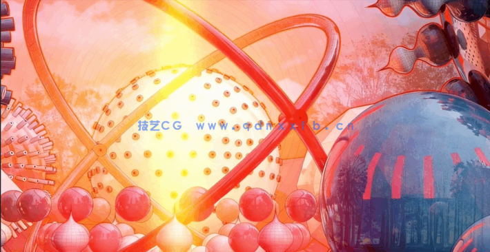 C4D与PS抽象几何NFT加密艺术创作训练视频教程(图2) C4D与PS抽象几何NFT加密艺术创作训练视频教程(图2)