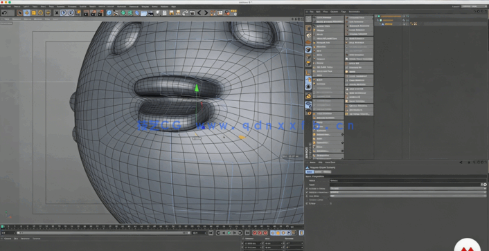 C4D创建移动3D角色模型视频教程(图2)
