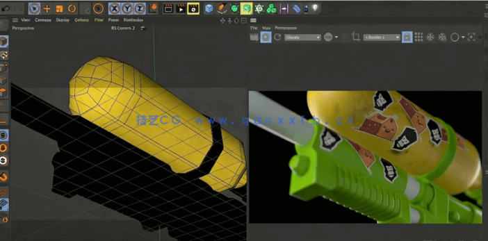灰猩猩GSG出品C4D S22版UV工具贴图技术视频教程 (图3)
