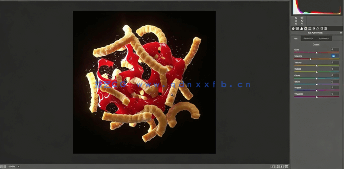 C4D逼真薯条食品完整制作流程视频教程(图4)