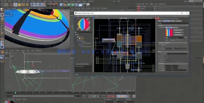  C4D与Redshift中UV-unwrap技术实例制作视频教程(图3)