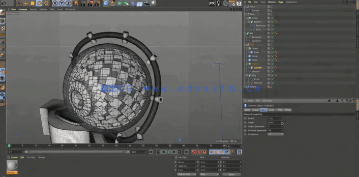 C4D超酷无限循环MacG动画视频教程 (图3)
