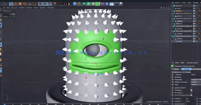 C4D Cinema 4D卡通角色创作完整实例训练视频教程(图3) C4D Cinema 4D卡通角色创作完整实例训练视频教程(图3)