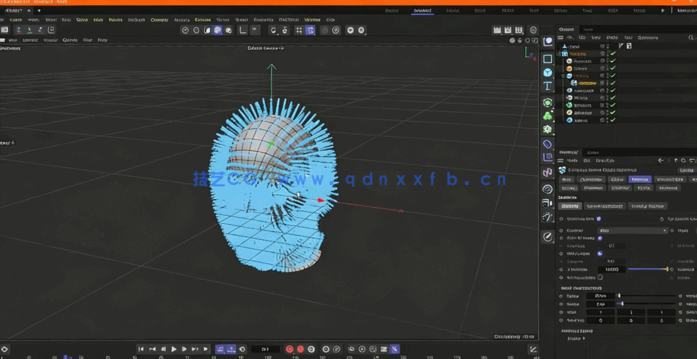 C4D中X-Particles 4插件粒子特效核心技术视频教程(图2)