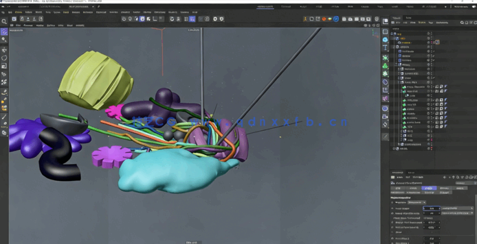 C4D抽象形状有趣3D动画设计技术视频教程(图3)