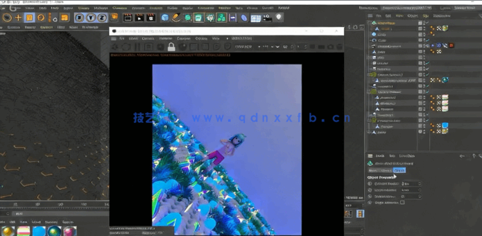 C4D与Octane色彩斑斓动态三维动画制作视频教程(图6)